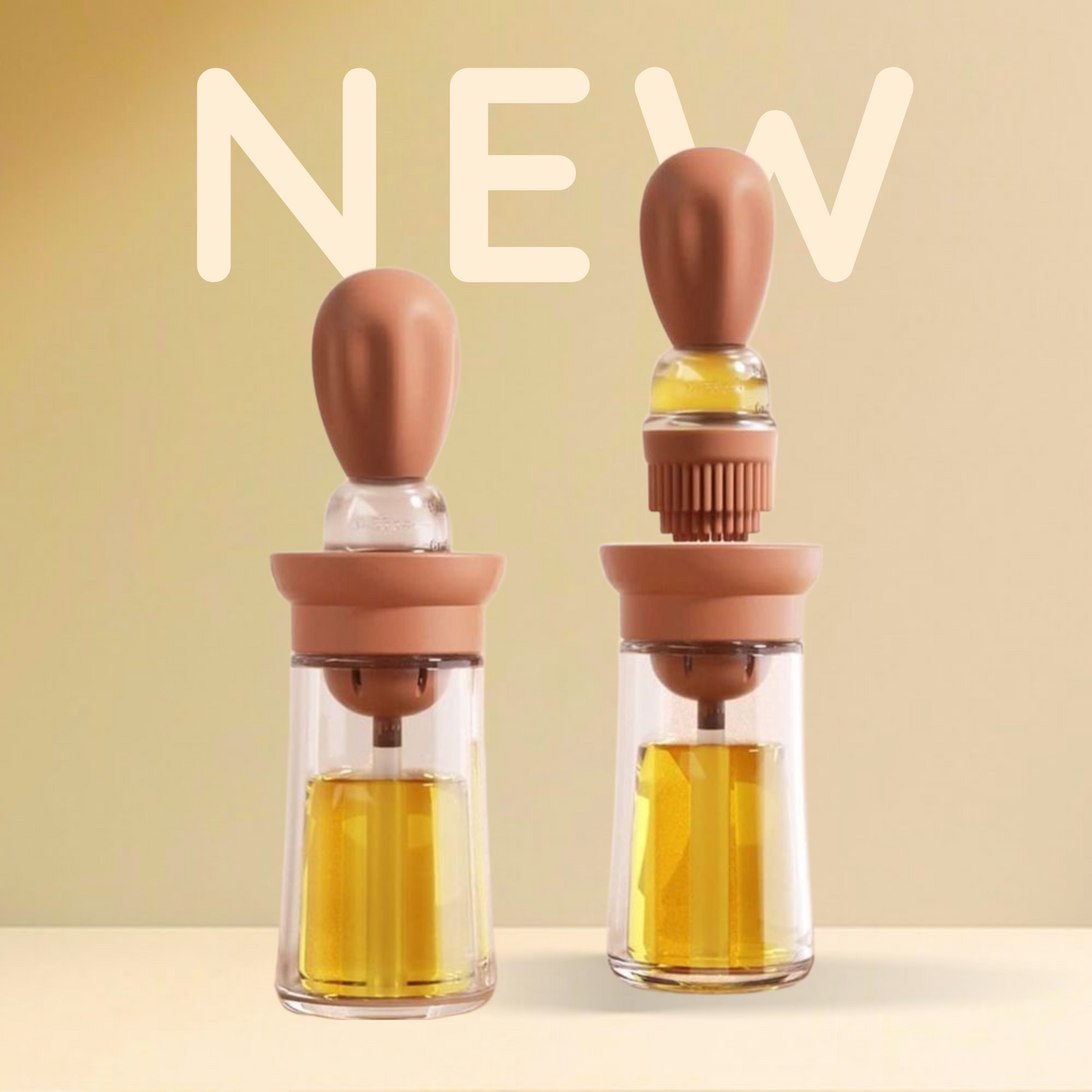 Oil Dispenser with Brush
